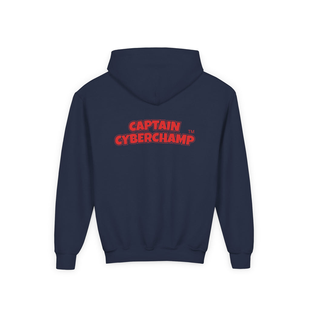 'Captain Cyberchamp' Kids Hoodie