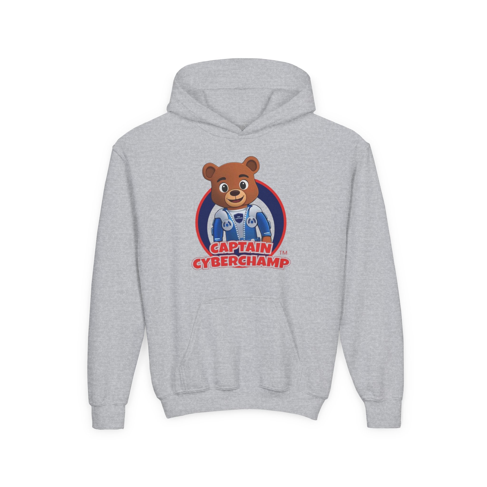 'Captain Cyberchamp' Kids Hoodie