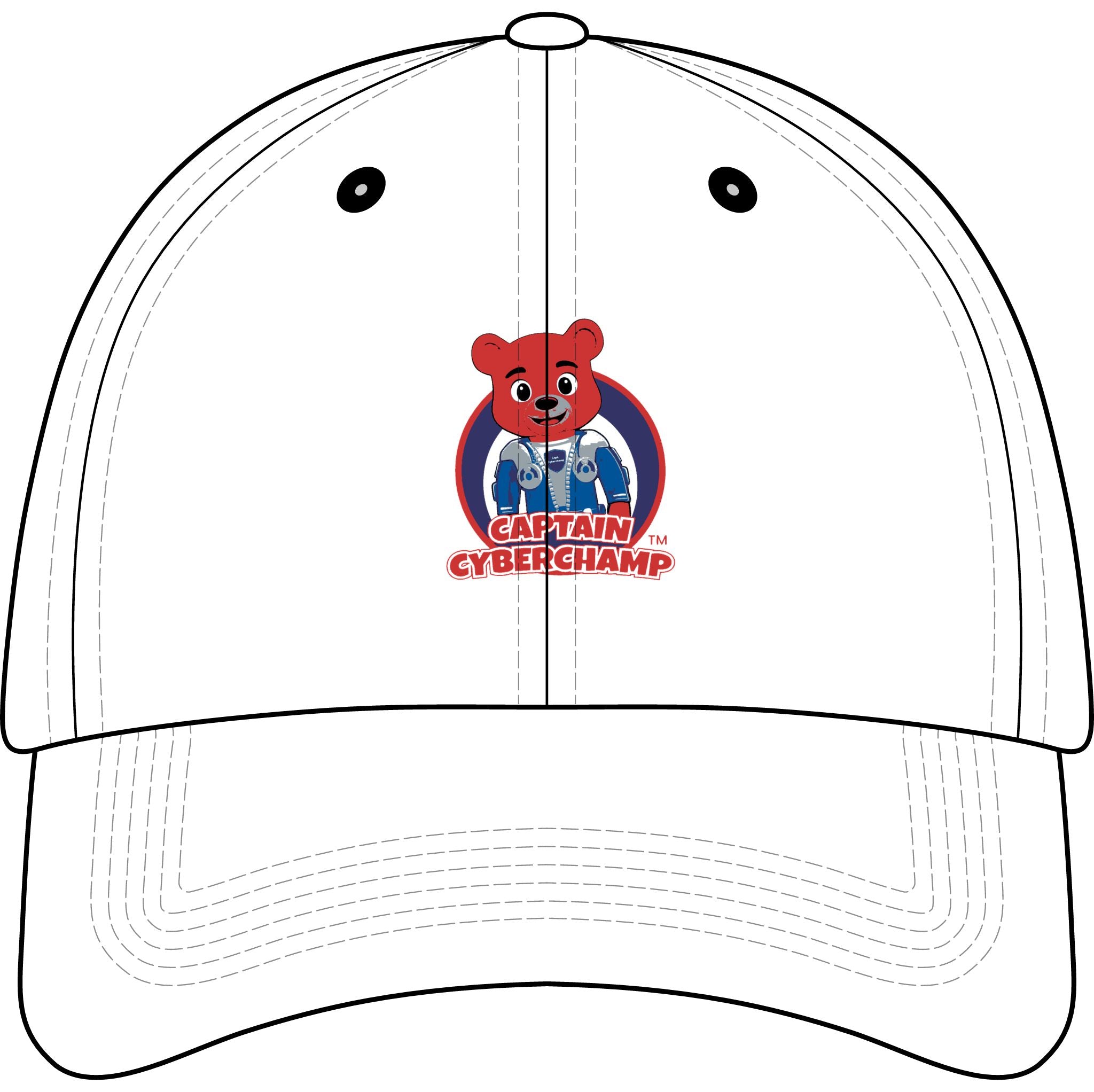 'Captain Cyberchamp' Kid Cap (Embroidery)