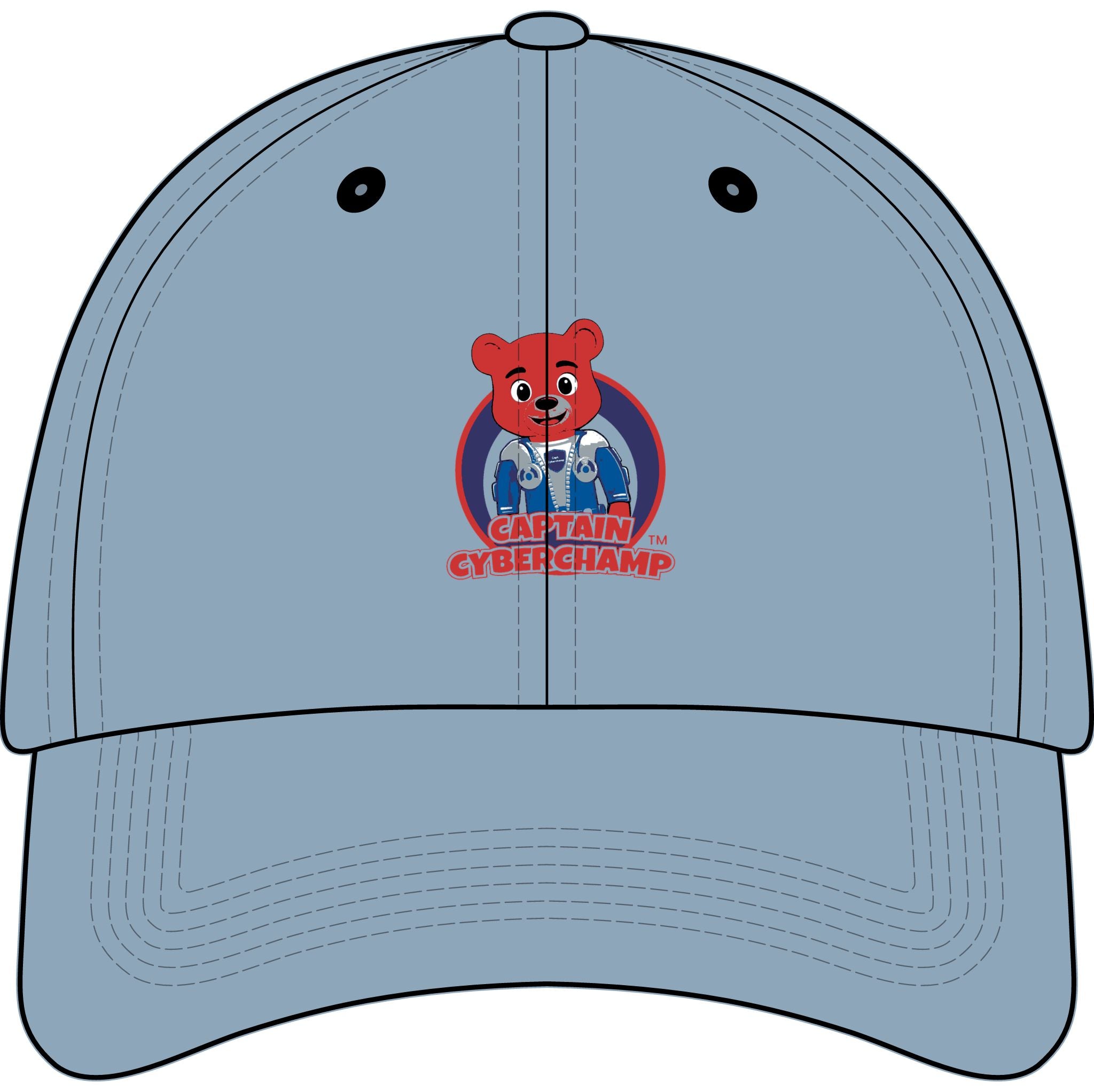 'Captain Cyberchamp' Kid Cap (Embroidery)