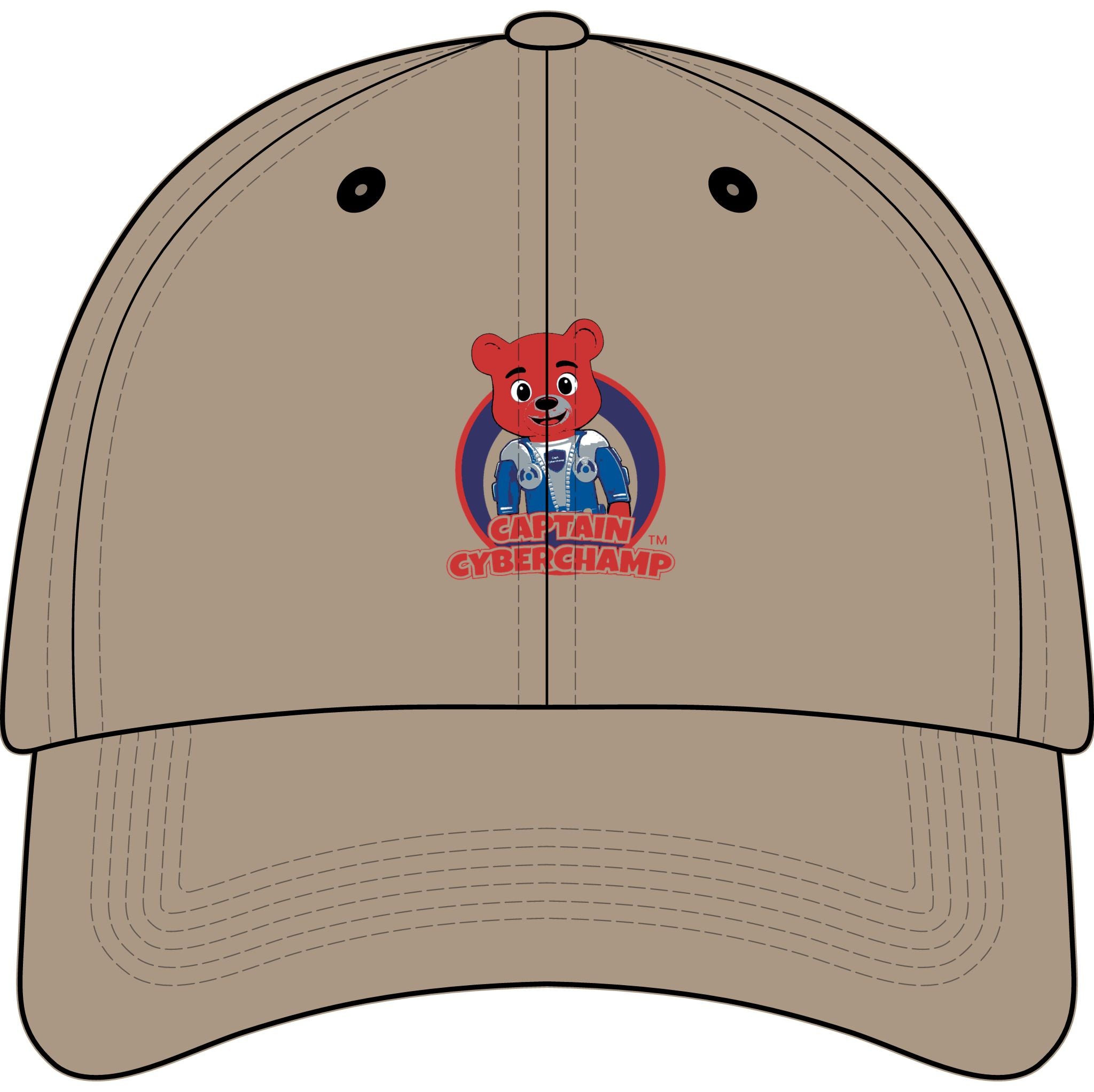 'Captain Cyberchamp' Kid Cap (Embroidery)