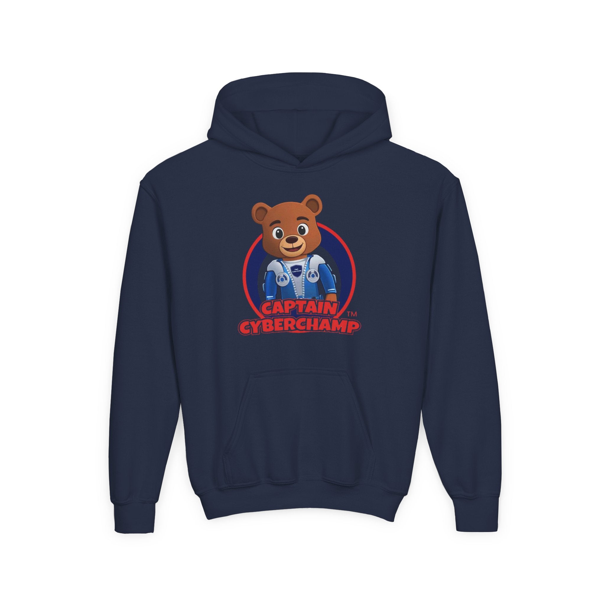 'Captain Cyberchamp' Kids Hoodie