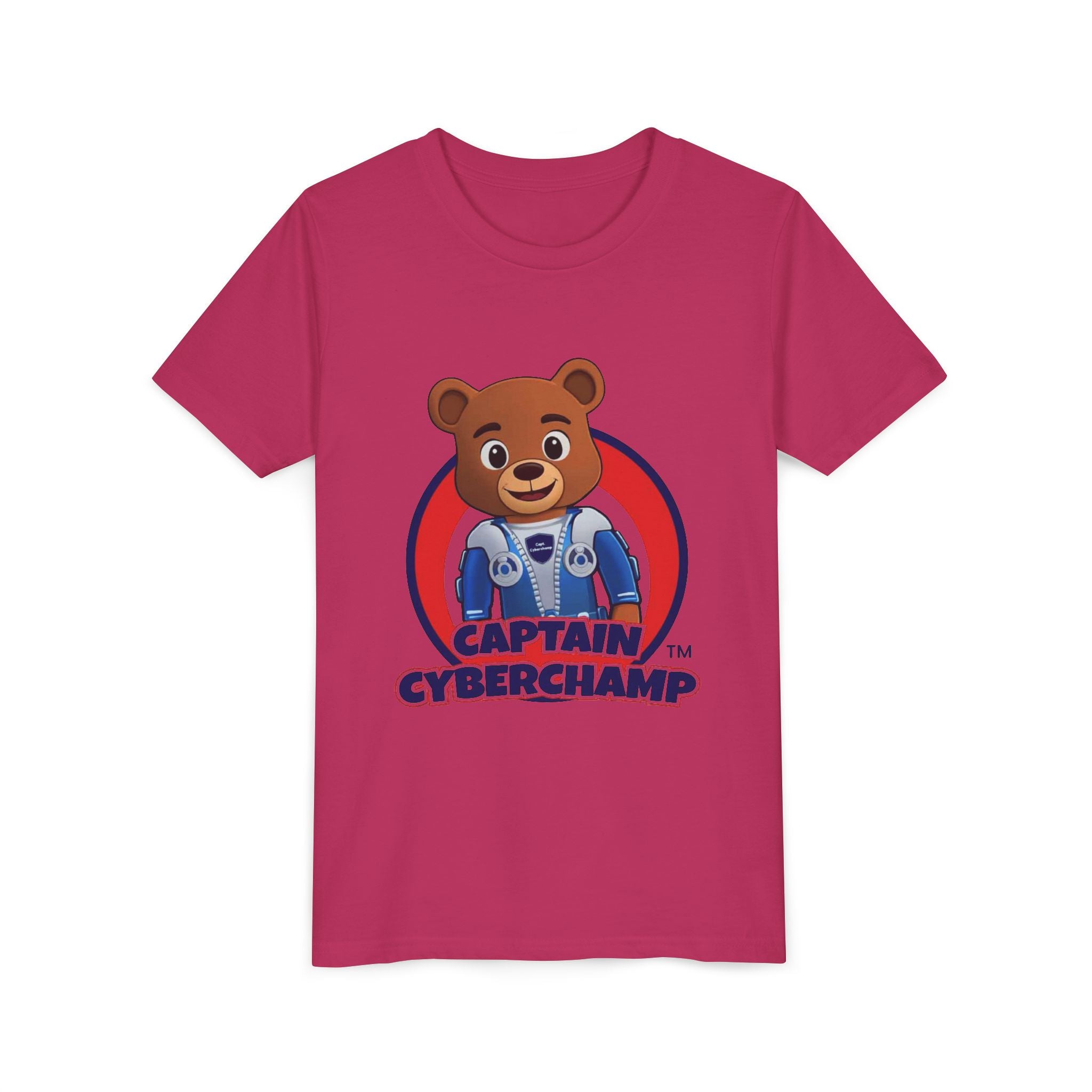 'Captain Cyberchamp' Kid T-Shirt