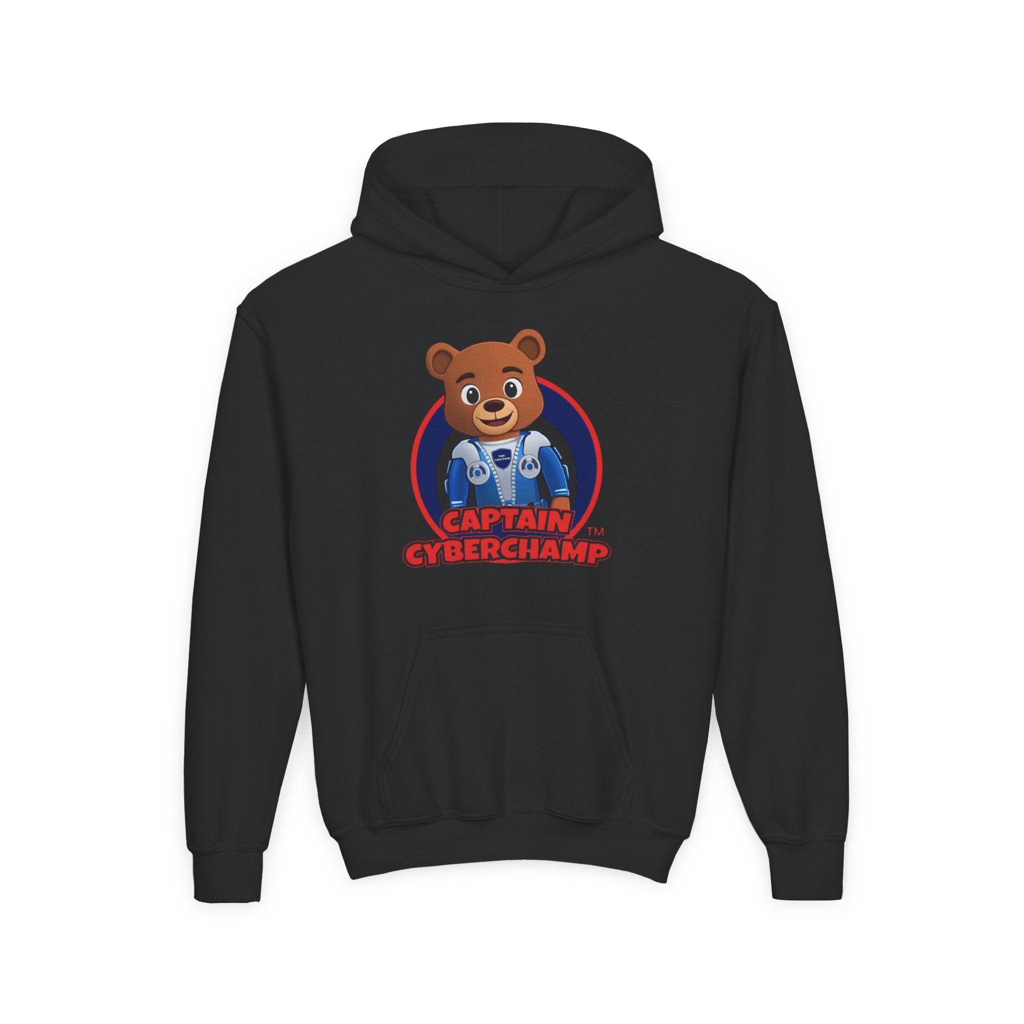 'Captain Cyberchamp' Kids Hoodie