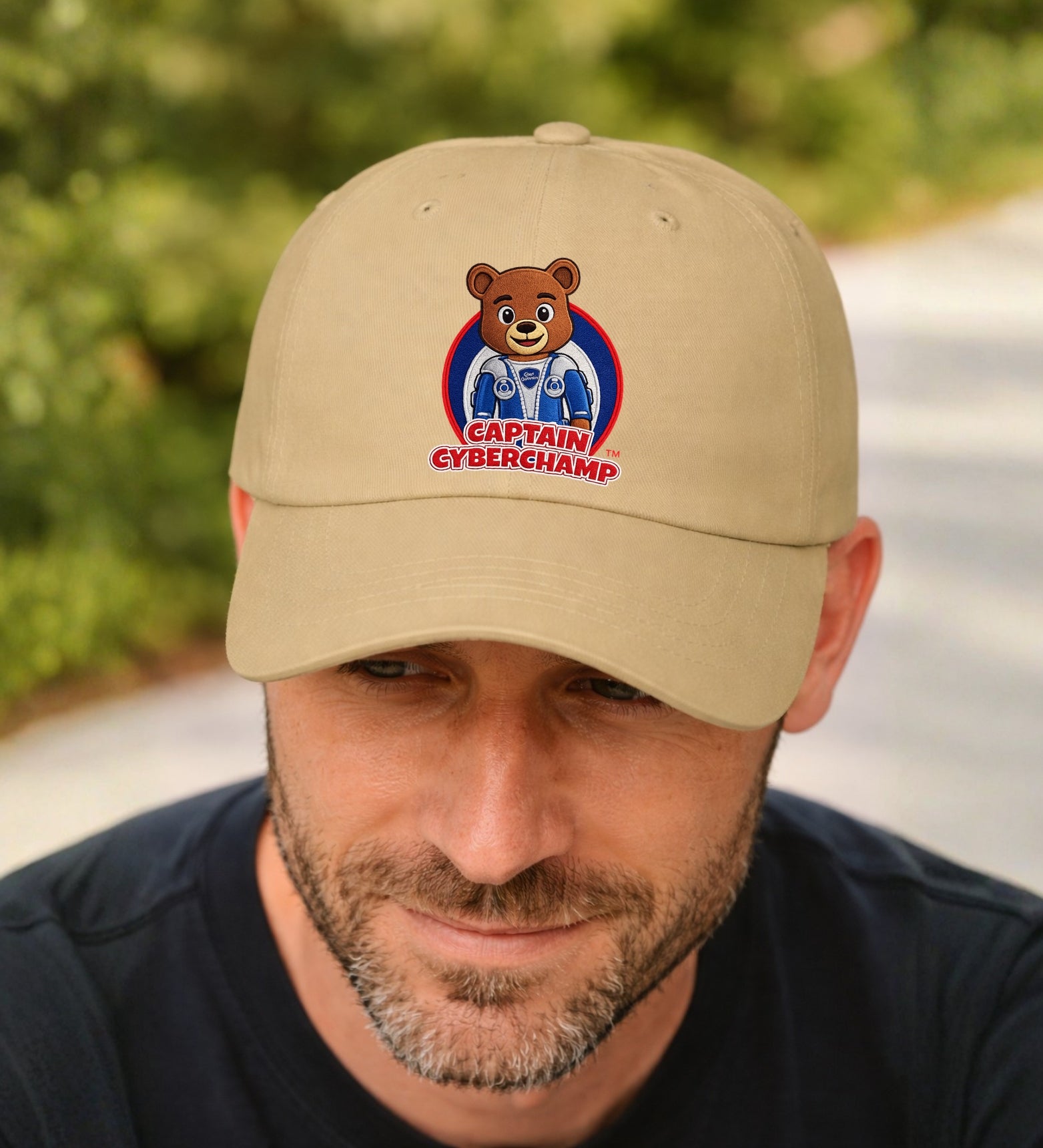 Dad Cap - 'Captain Cyberchamp' Embroidered Hat