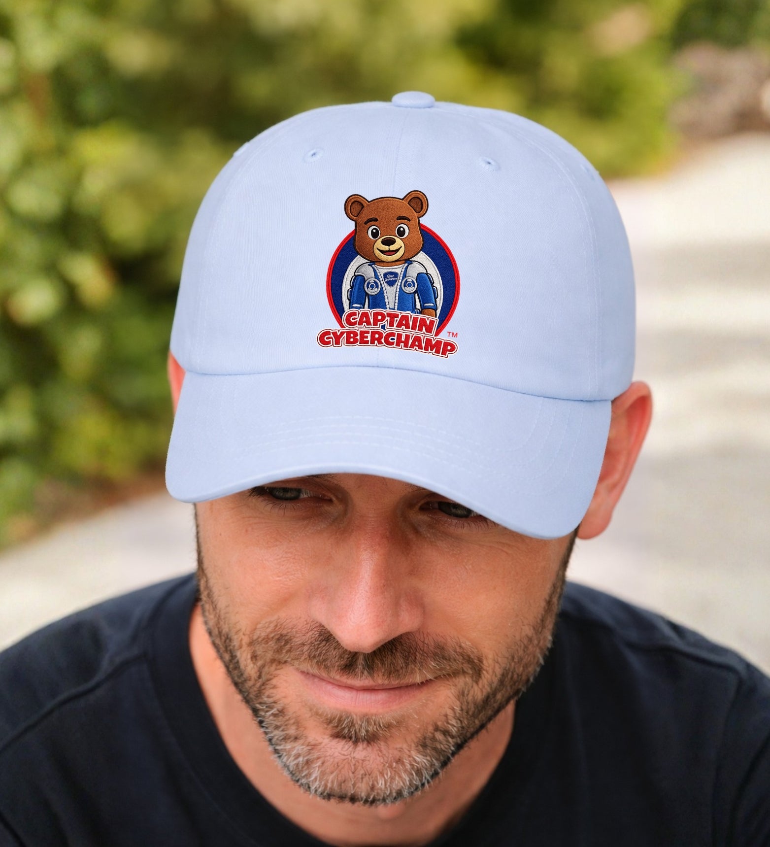 Dad Cap - 'Captain Cyberchamp' Embroidered Hat