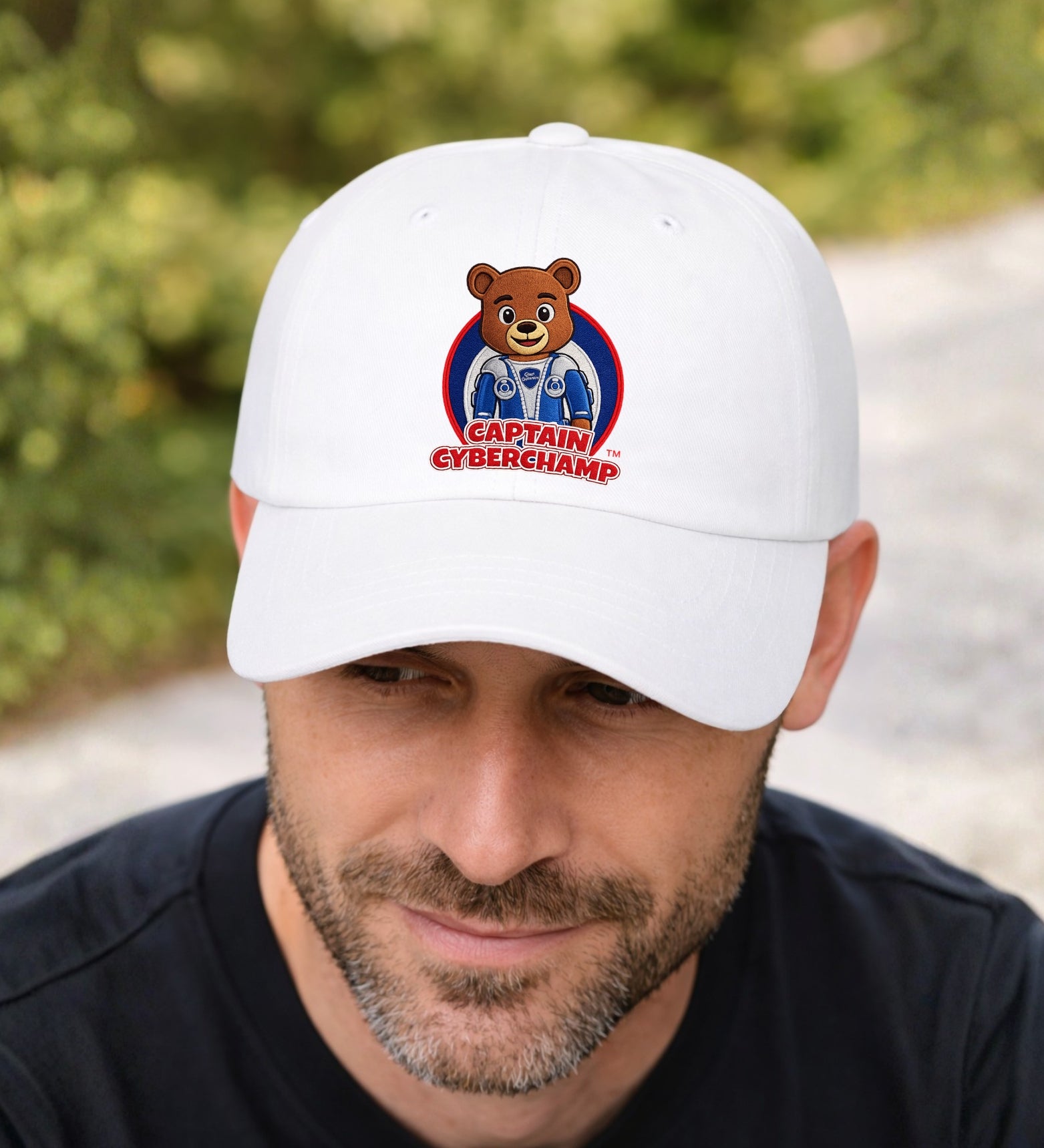 Dad Cap - 'Captain Cyberchamp' Embroidered Hat