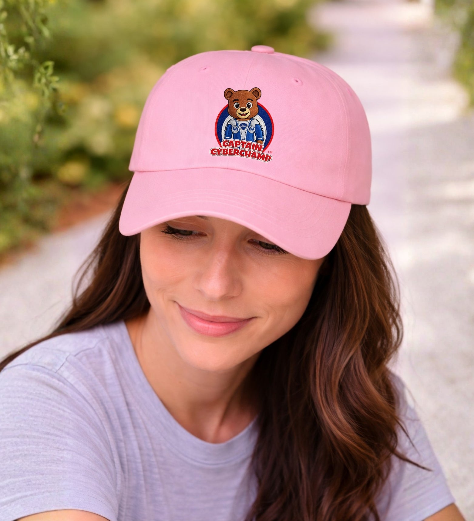 Mom Cap - 'Captain Cyberchamp' Embroidered Hat