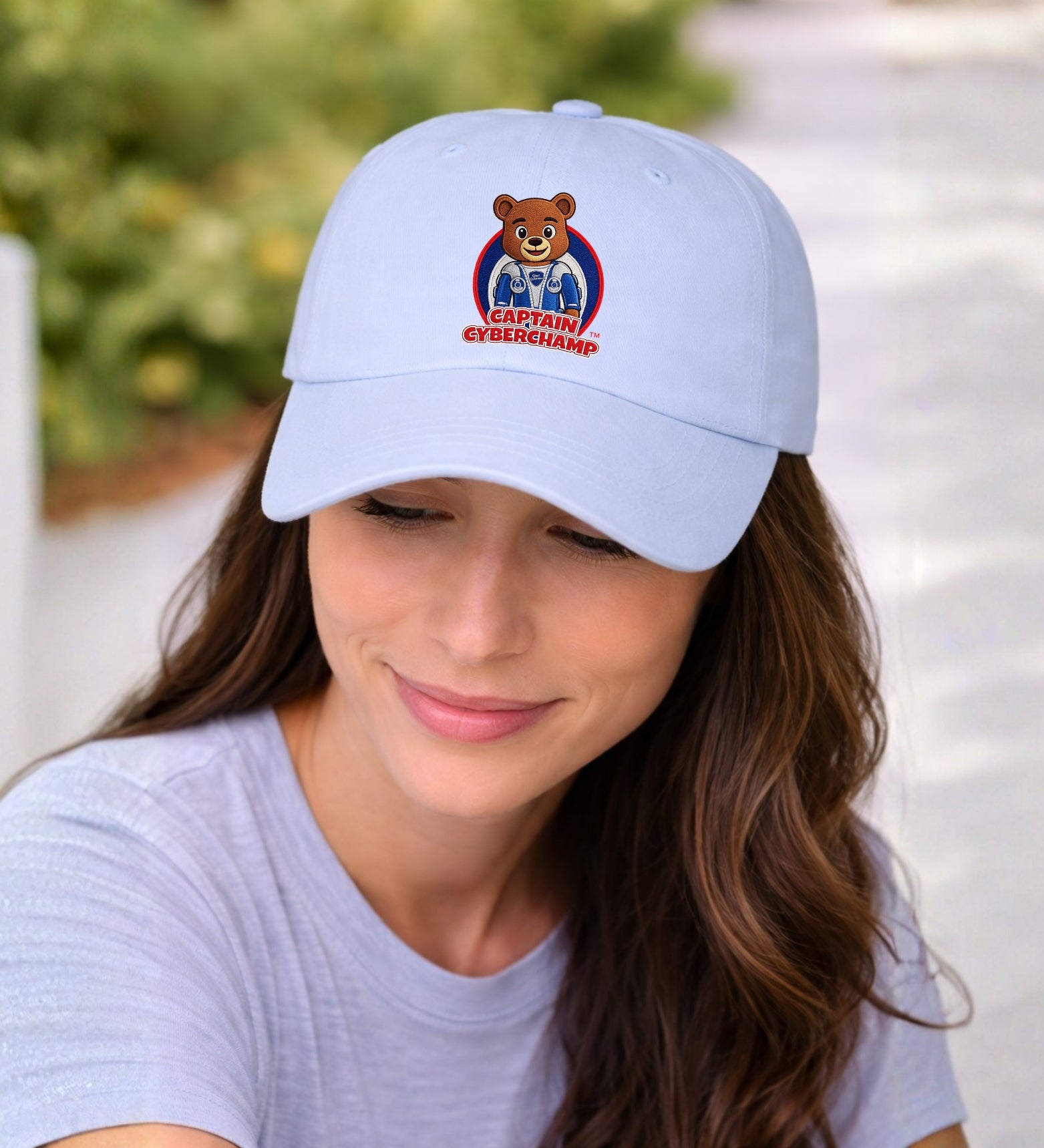 Mom Cap - 'Captain Cyberchamp' Embroidered Hat