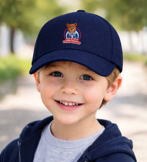 'Captain Cyberchamp' Kid Cap (Embroidery)