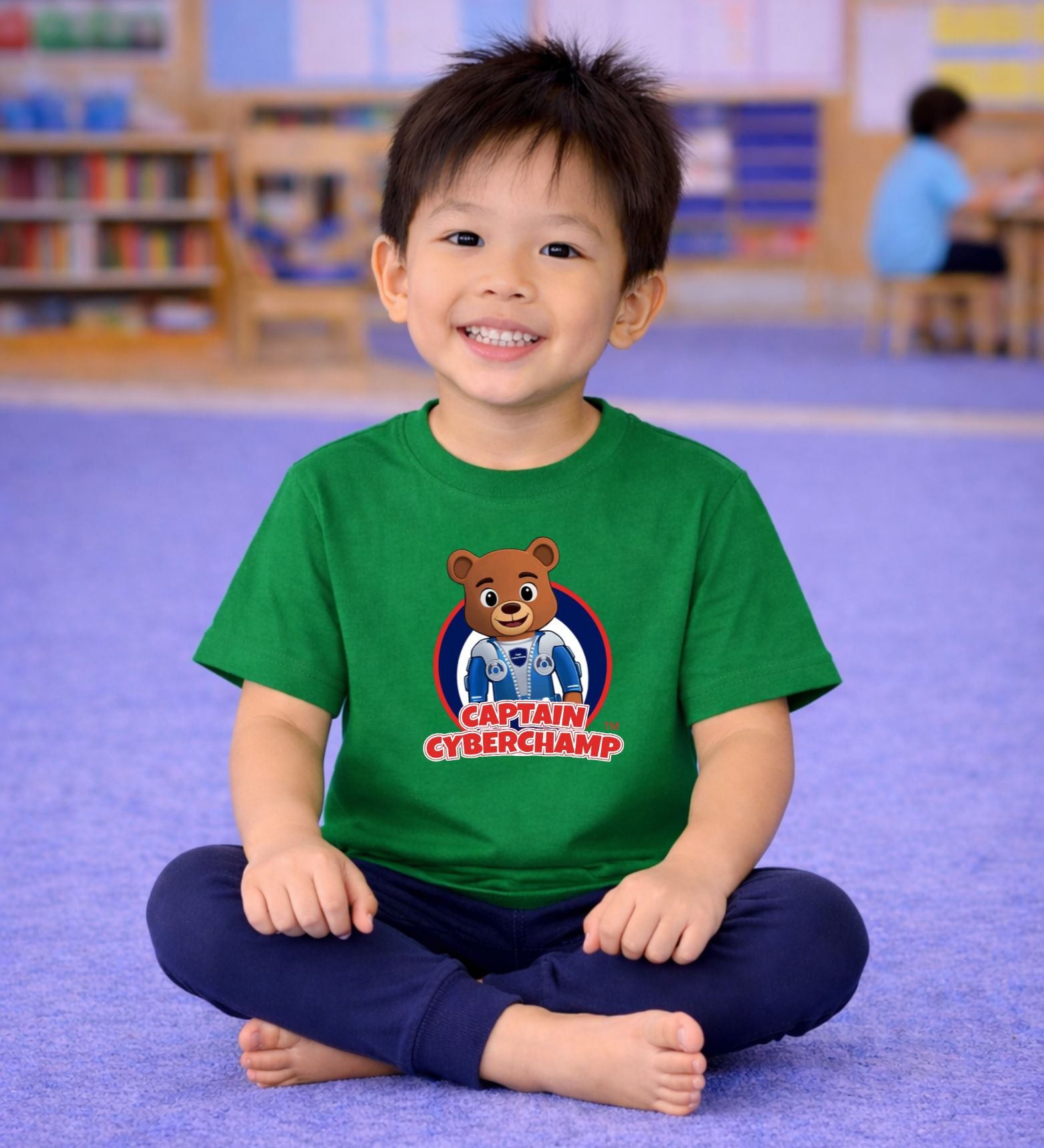 'Captain Cyberchamp' - Toddler Tee