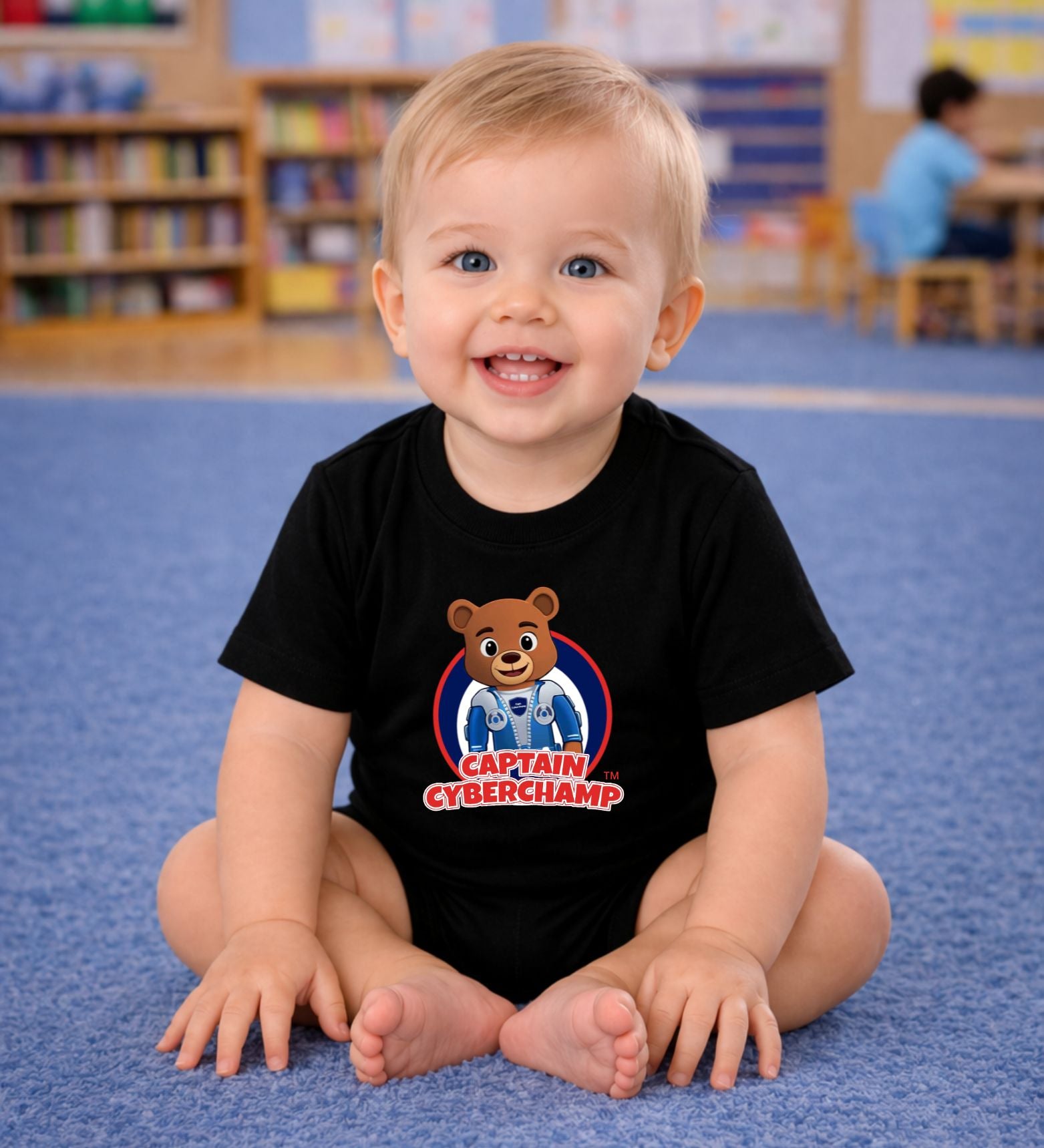 'Captain Cyberchamp' - Toddler Tee