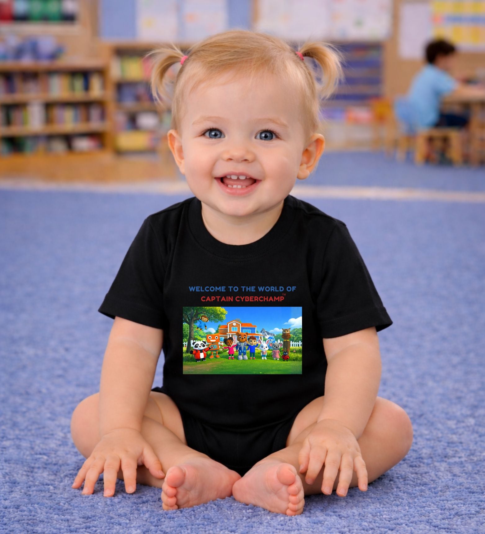 'Captain Cyberchamp' - Toddler Tee