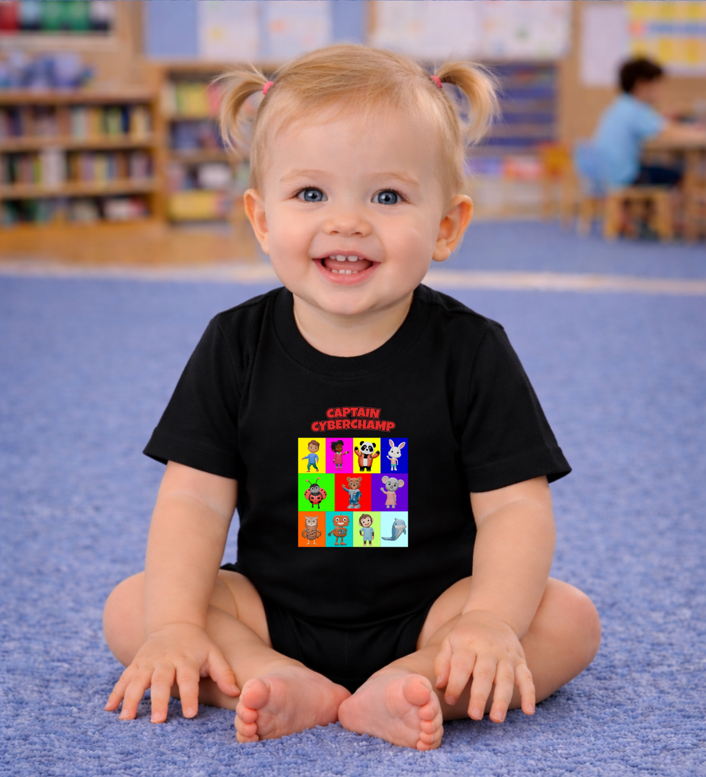 'Captain Cyberchamp' - Toddler Tee