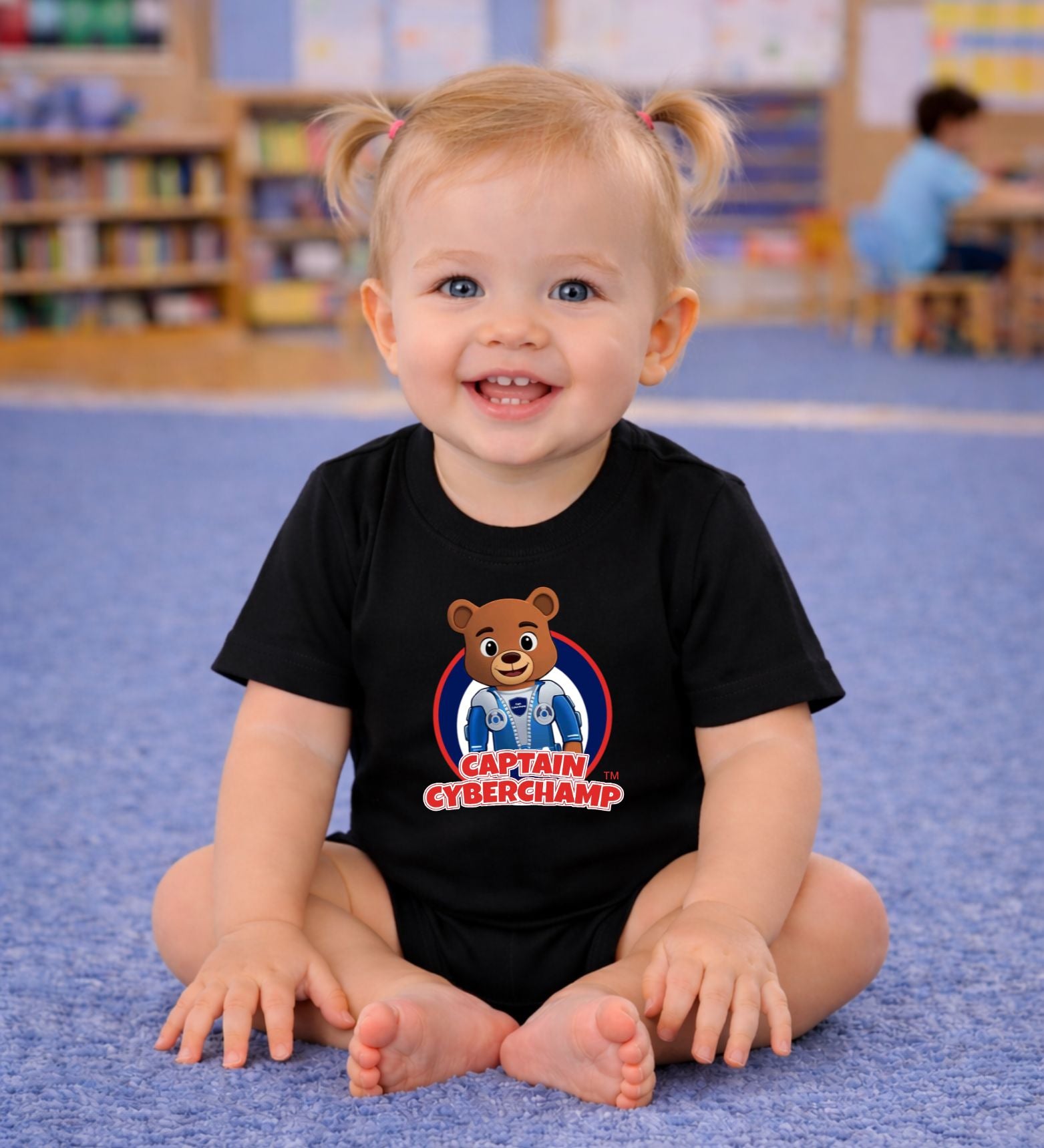 'Captain Cyberchamp' - Toddler Tee