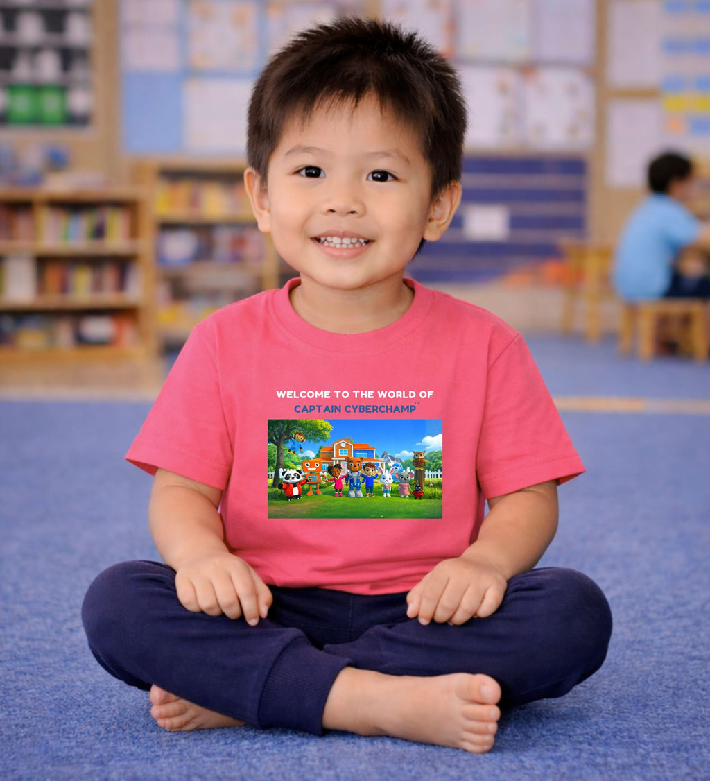 'Captain Cyberchamp' - Toddler Tee