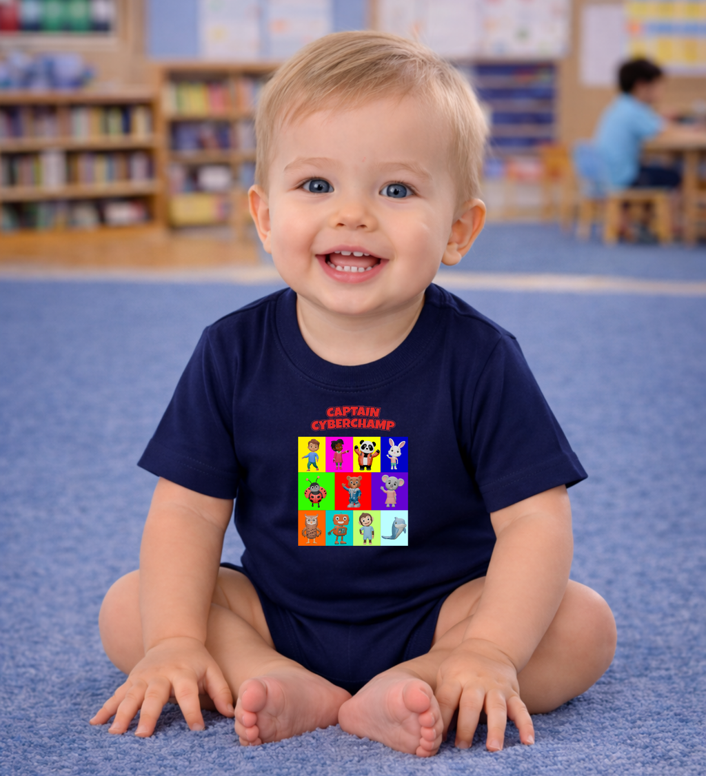'Captain Cyberchamp' - Toddler Tee
