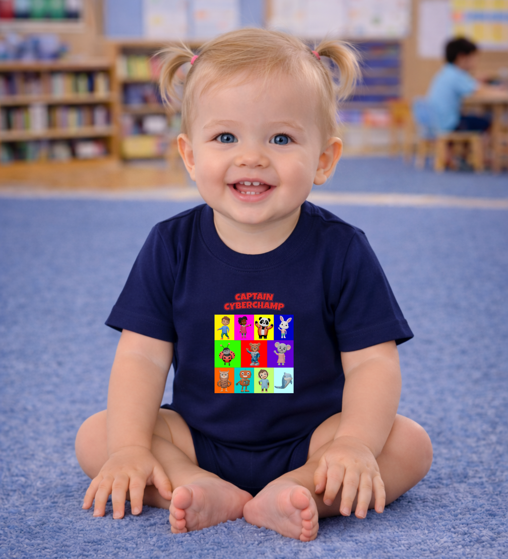 'Captain Cyberchamp' - Toddler Tee
