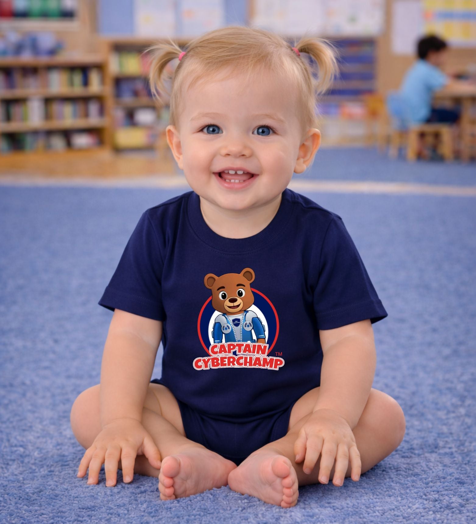 'Captain Cyberchamp' - Toddler Tee