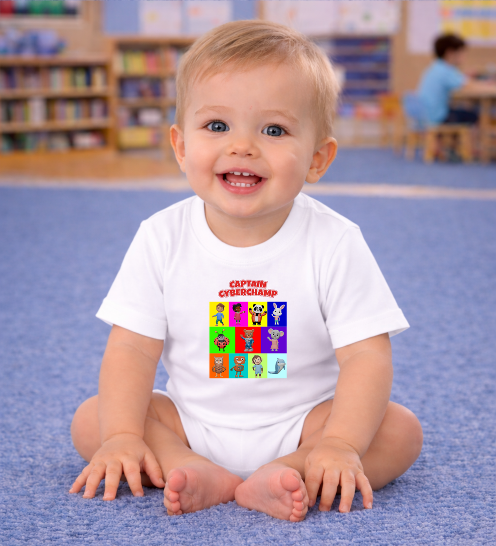 'Captain Cyberchamp' - Toddler Tee