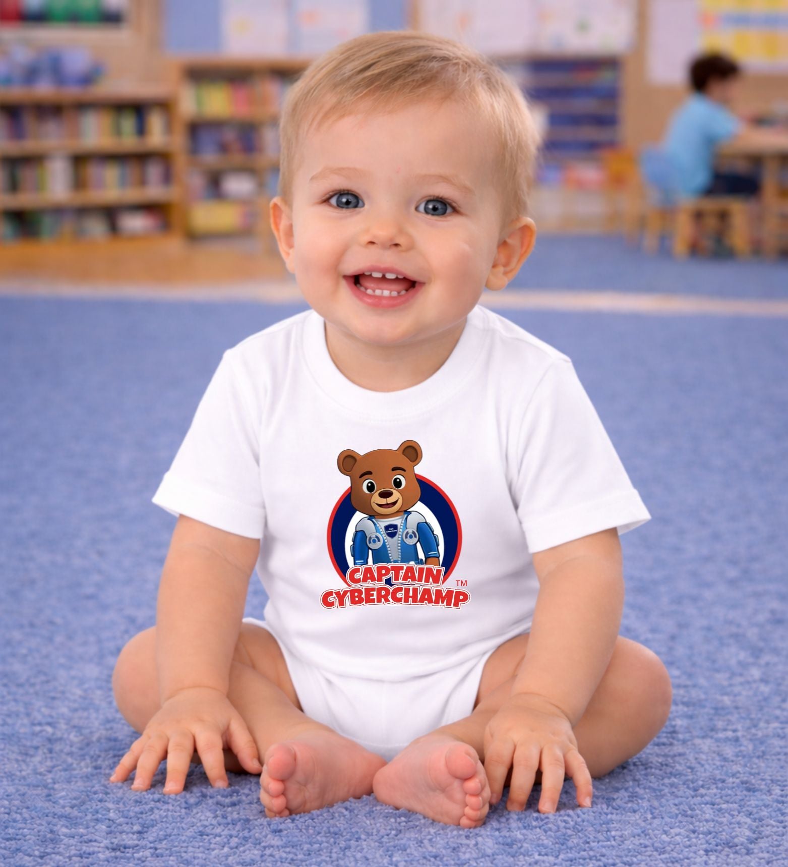 'Captain Cyberchamp' - Toddler Tee