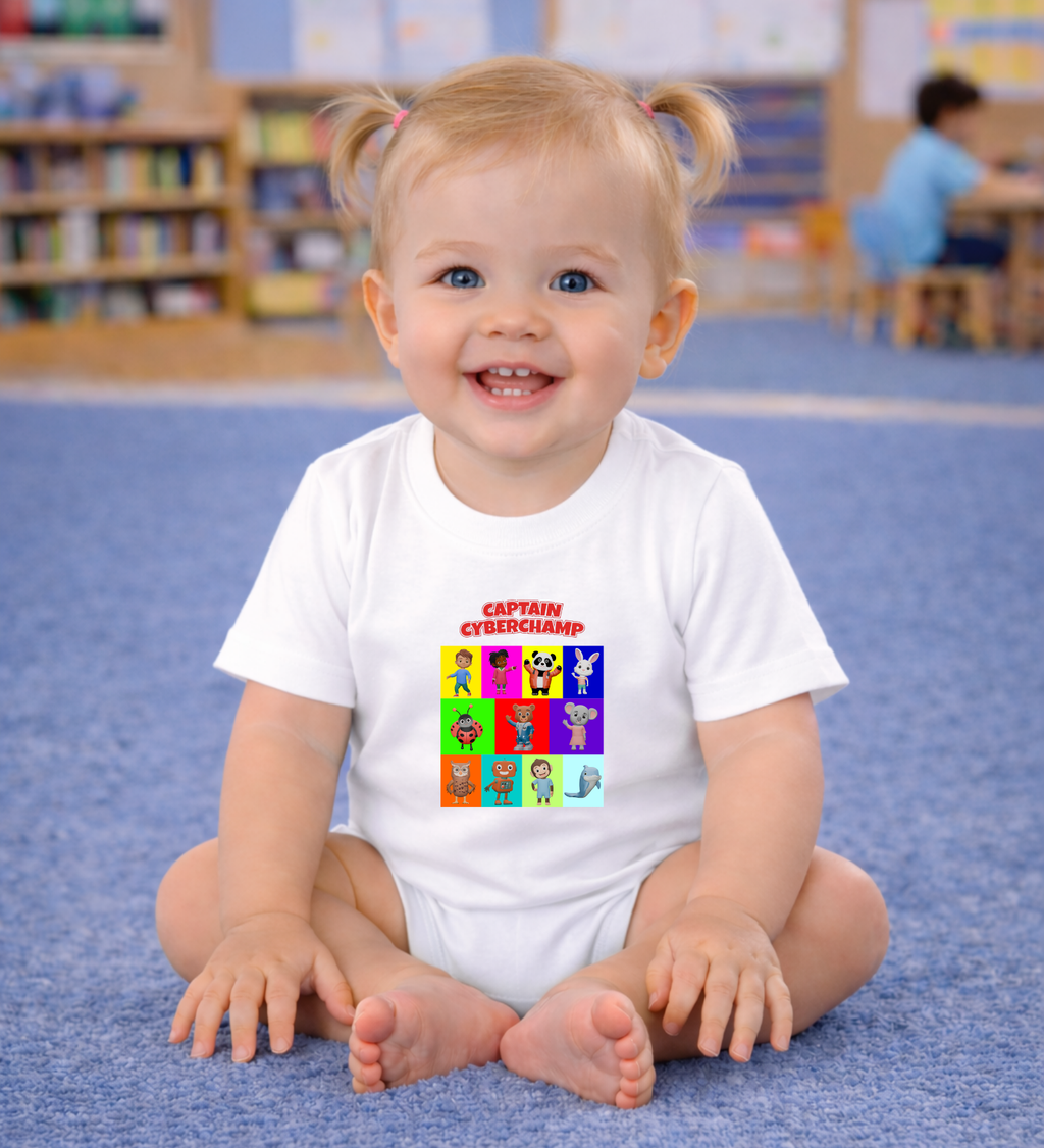 'Captain Cyberchamp' - Toddler Tee