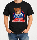 'Captain CyberChamp' Adult T-Shirt