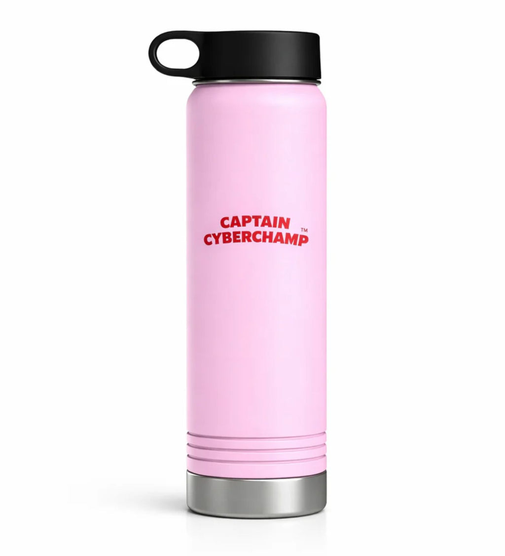 'Captain Cyberchamp' 20oz -Water Bottle
